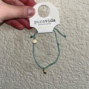Pura vida pineapple bracelet